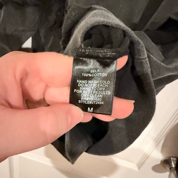 Fab'rik Charcoal Ruffle Sweatshirt - Picture 4 of 5